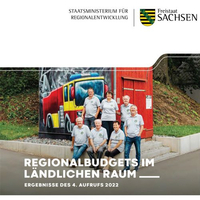 Ansicht der Broschüre "Regionalbudget im ländlichen Raum" 2022